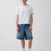 10.5" Baggy Denim Carpenter Shorts