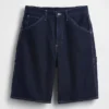 10.5" Baggy Denim Carpenter Shorts