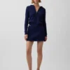 100% Cotton Cable-Knit Mini Skort