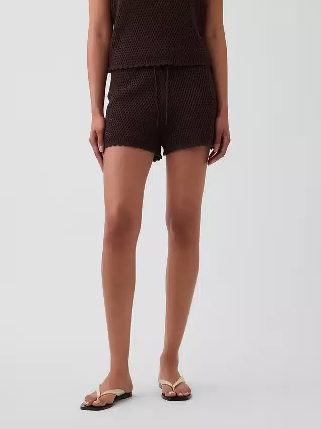 100% Cotton Crochet Easy Shorts