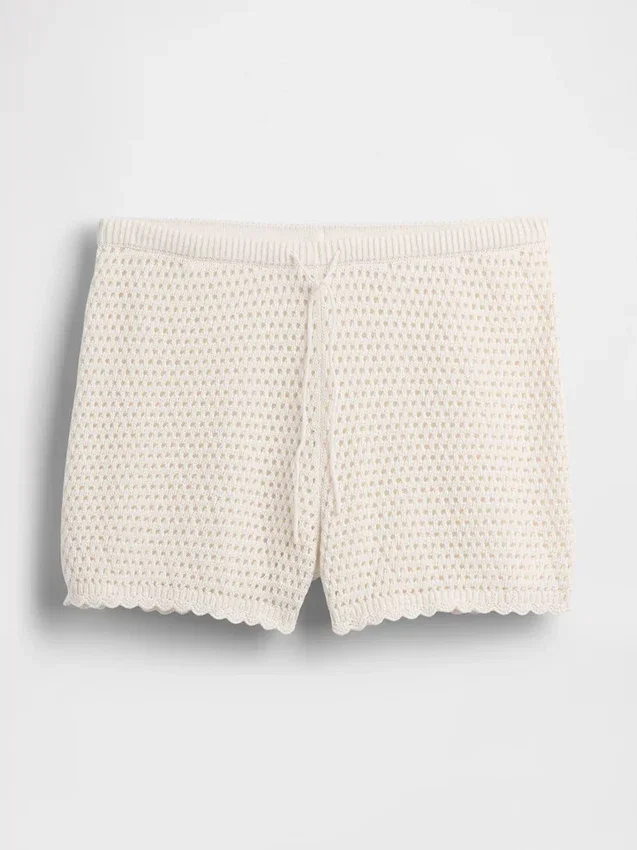 100% Cotton Crochet Easy Shorts