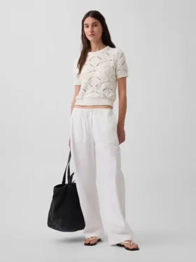100% Cotton Crochet Sweater