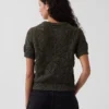 100% Cotton Crochet Sweater