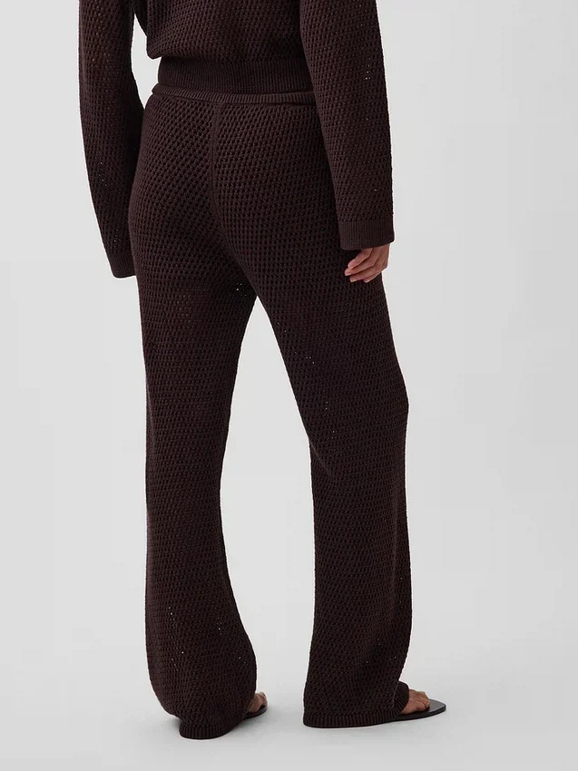 100% Cotton Crochet Sweater Pants