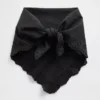 100% Cotton Eyelet Bandana Scarf