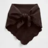 100% Cotton Eyelet Bandana Scarf