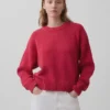 100% Cotton Oversized Crop Sweater
