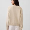 100% Cotton Oversized Crop Sweater
