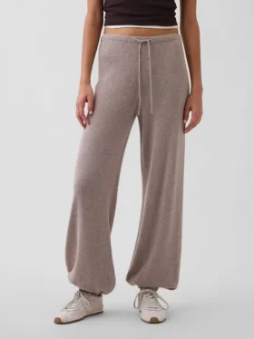 100% Cotton Relaxed Sweater Joggers