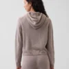 100% Cotton Relaxed Zip Sweater Hoodie
