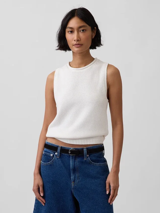 100% Cotton Sweater Vest