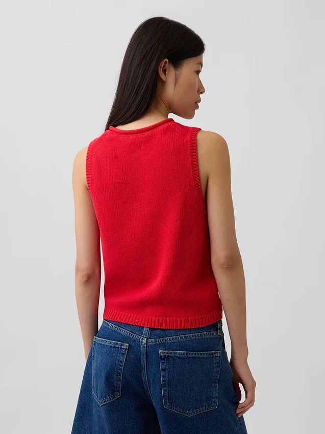 100% Cotton Sweater Vest
