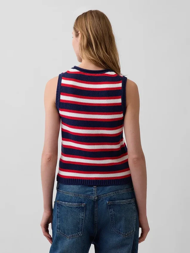100% Cotton Sweater Vest