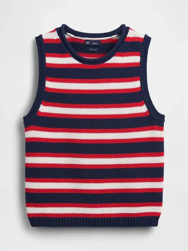 100% Cotton Sweater Vest