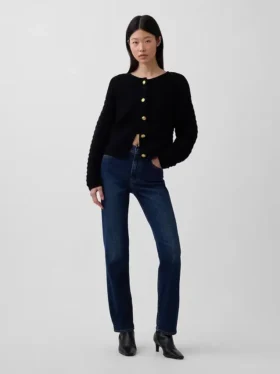 100% Cotton Textured Sweater Jacket