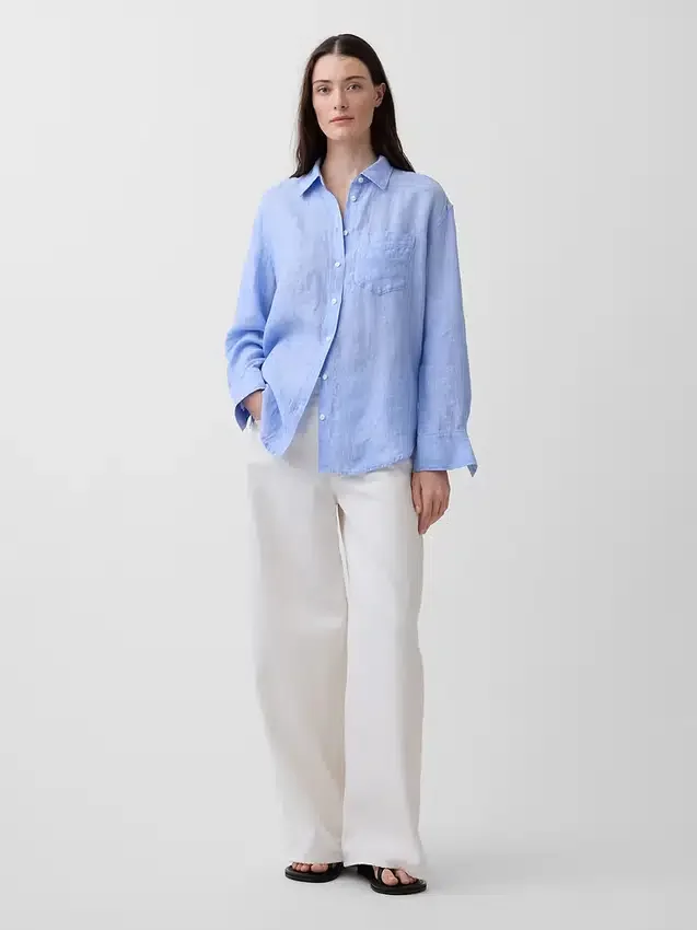100% Linen Oversized Shirt