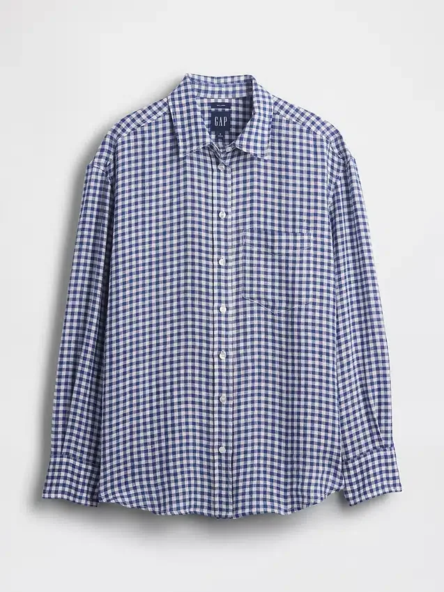 100% Linen Oversized Shirt