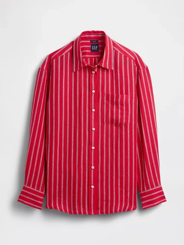100% Linen Oversized Shirt