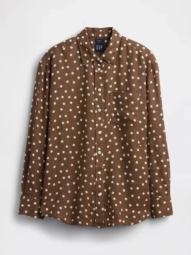 100% Linen Oversized Shirt