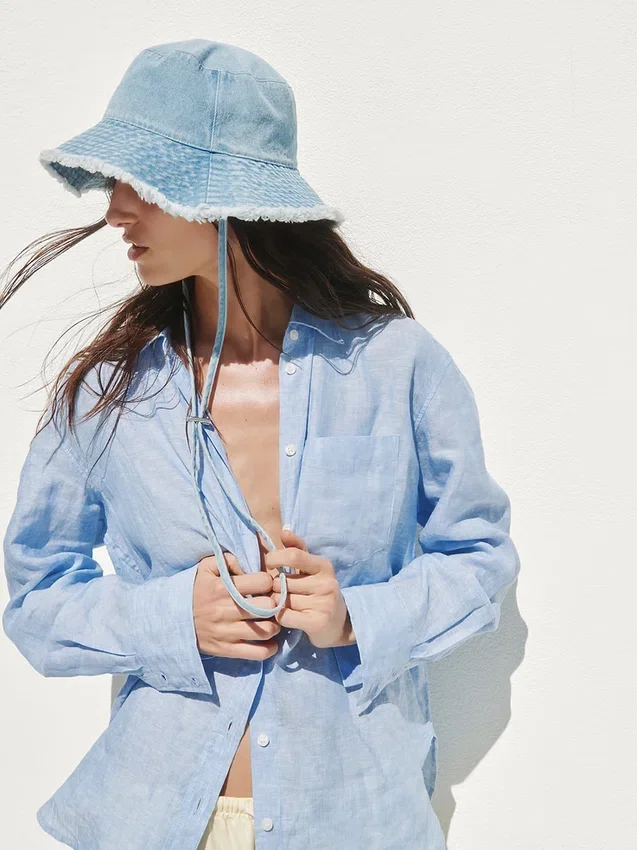100% Linen Oversized Shirt