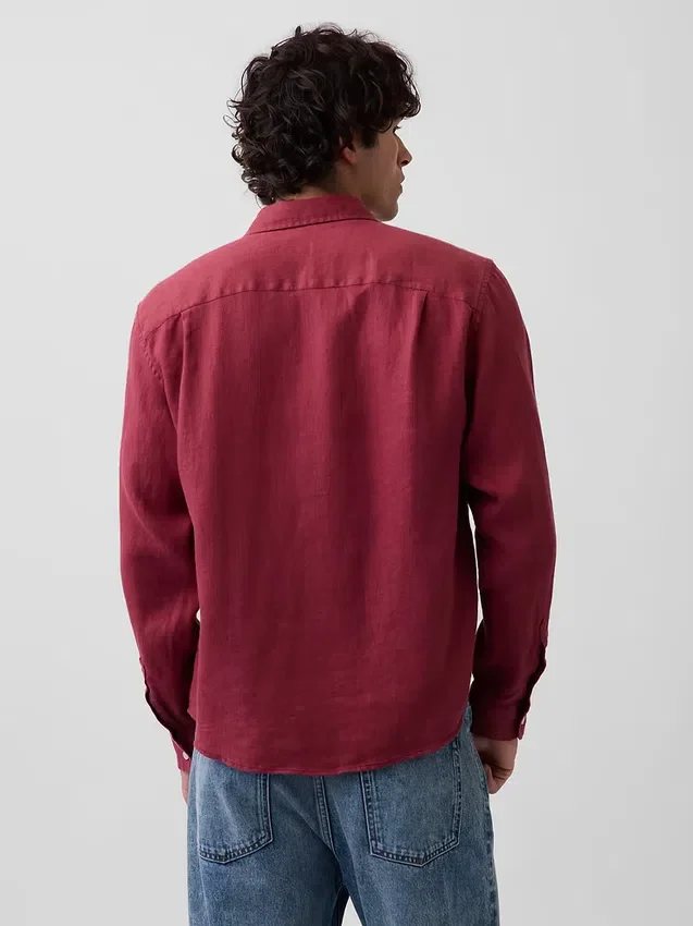 100% Linen Relaxed Shirt