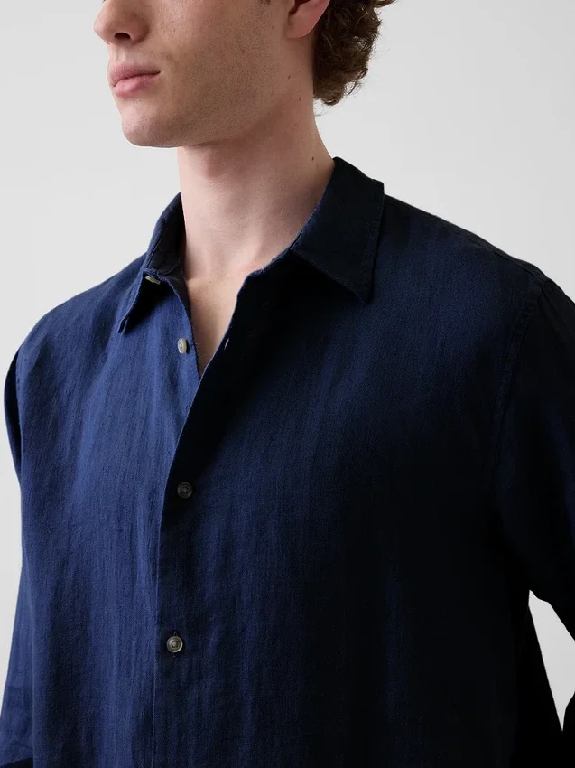 100% Linen Relaxed Shirt