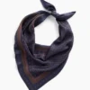 100% Silk Oversized Triangle Bandana Scarf