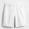 11" Mid Rise Longline Denim Shorts
