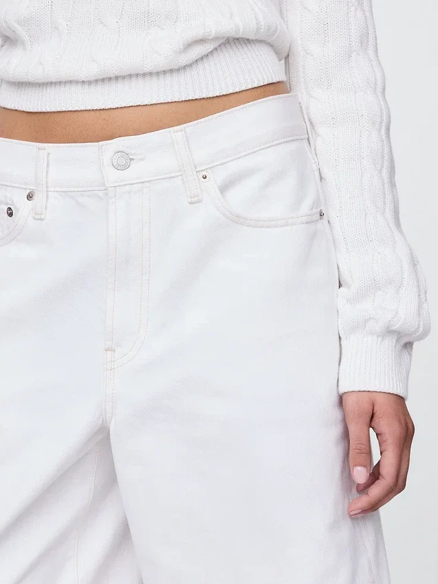 11" Mid Rise Longline Denim Shorts