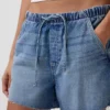 3.5” Low Slung Easy Denim Shorts