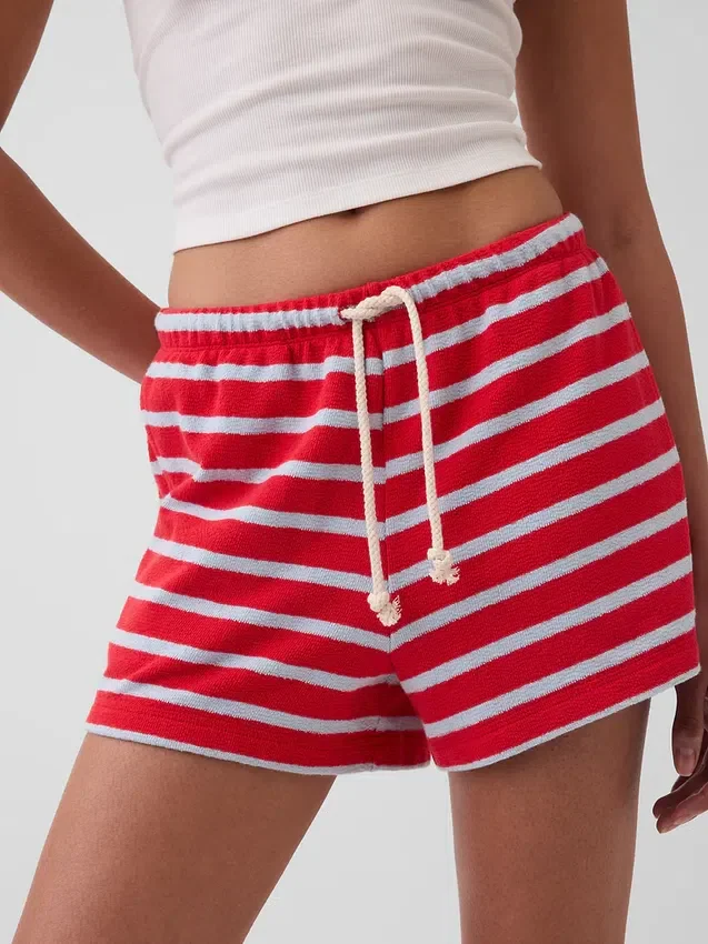 3.5" Towel Terry Relaxed Easy Shorts