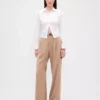 365 High Rise Brushed Twill Pleated Trousers