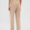 365 High Rise Brushed Twill Taper Ankle Trousers