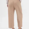 365 High Rise Brushed Twill Taper Ankle Trousers