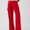 365 High Rise Linen-Blend Trousers