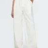 365 High Rise Linen-Blend Trousers