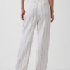 365 High Rise Linen-Blend Trousers