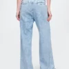 365 High Rise Ultrasoft Pleated Denim Trousers