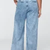 365 High Rise Ultrasoft Pleated Denim Trousers