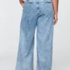 365 High Rise Ultrasoft Pleated Denim Trousers