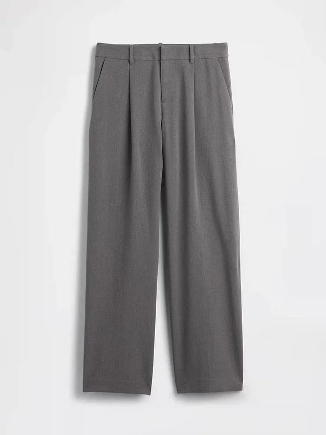 365 Low Rise Brushed Twill Pleated Trousers