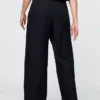 365 Low Rise Linen-Blend Trousers