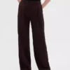 365 Low Rise Pleated Wide-Leg Trousers