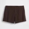 4" Mid Rise Linen-Blend Shorts