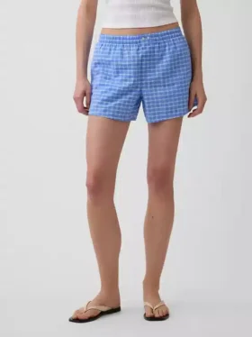 4″ Seersucker Plaid Boxer Shorts