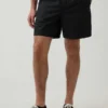 5.5" Linen-Blend Relaxed Shorts