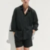 5.5" Linen-Blend Relaxed Shorts