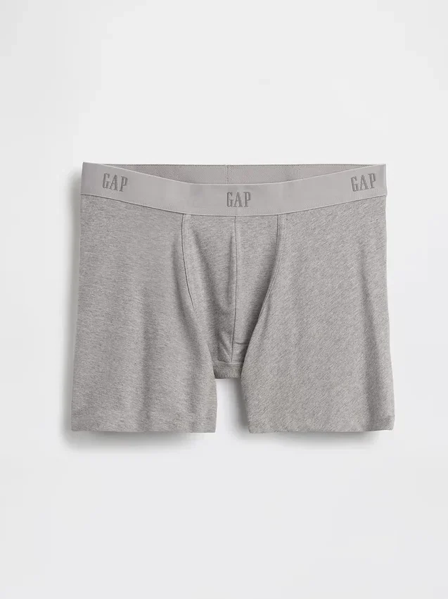 5" Organic Stretch Cotton Boxer Briefs