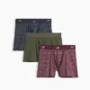 5" Organic Stretch Cotton Boxer Briefs (3-Pack)