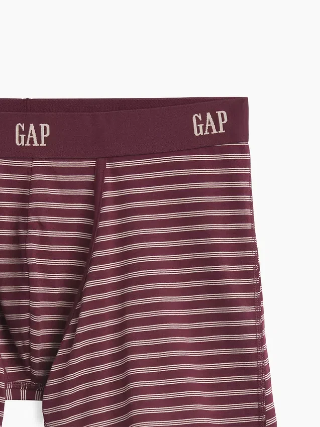 5" Organic Stretch Cotton Boxer Briefs (3-Pack)
